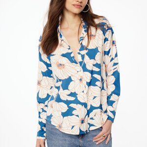 Dynamite Elyse Long Sleeve Shirt With Big Cuffs
